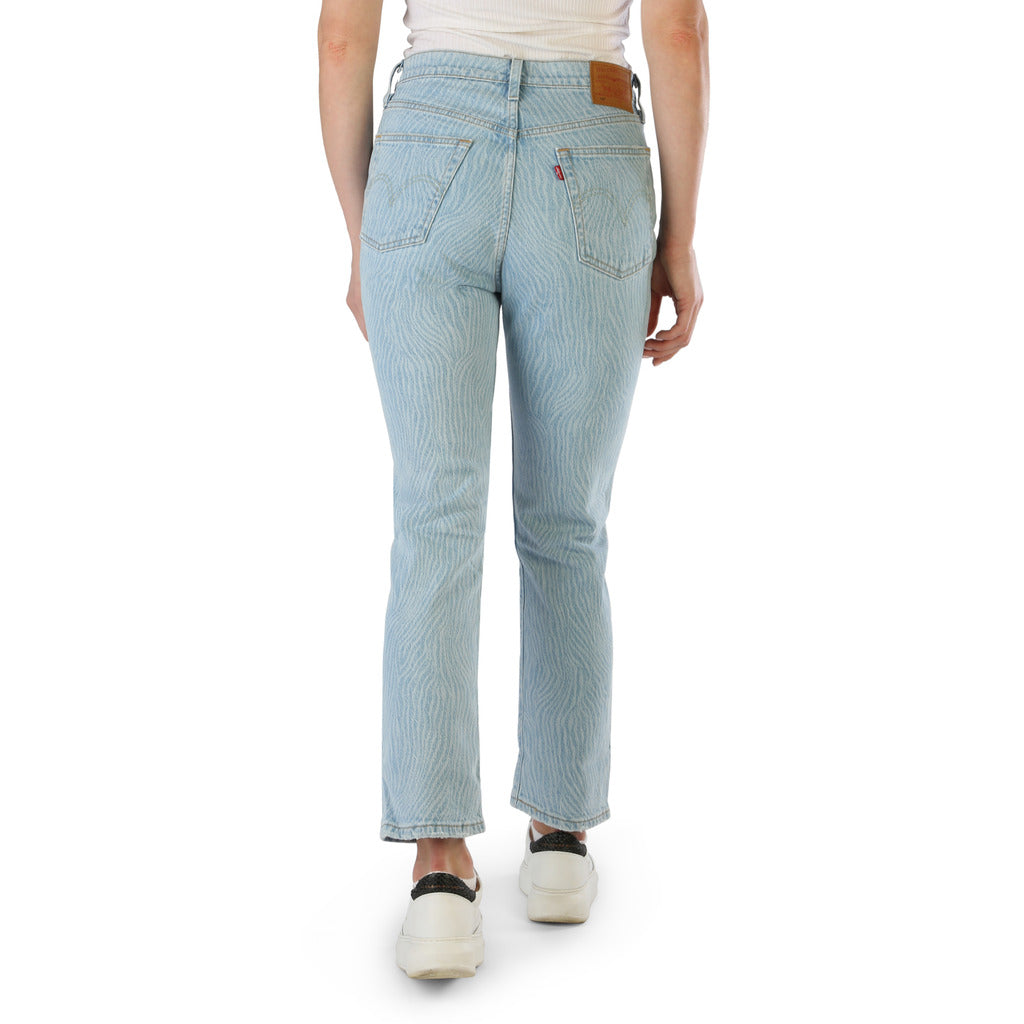 LEVI'S 501 CROP light blue cotton Jeans – To Be Outlet
