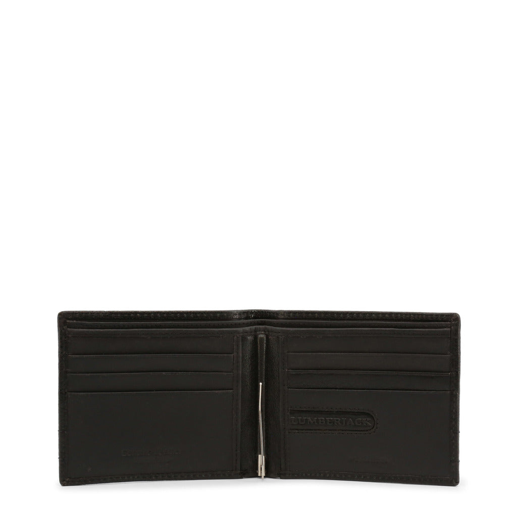 LUMBERJACK black faux leather Wallet