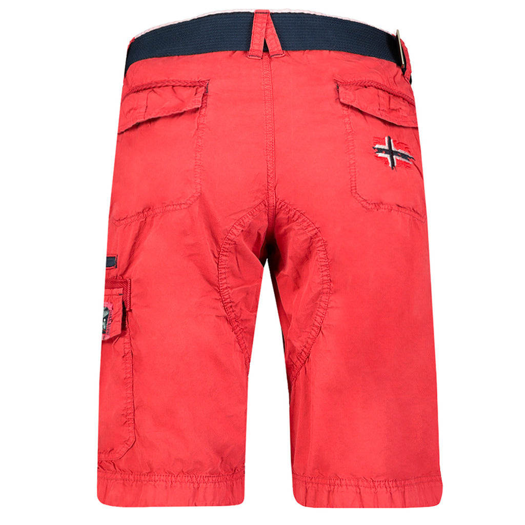 GEOGRAPHICAL NORWAY red cotton Shorts