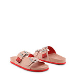 Load image into Gallery viewer, LOVE MOSCHINO pink/red leather Sandals

