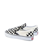 Load image into Gallery viewer, VANS CLASSIC SLIP-ON white/black fabric Slip-On Sneakers
