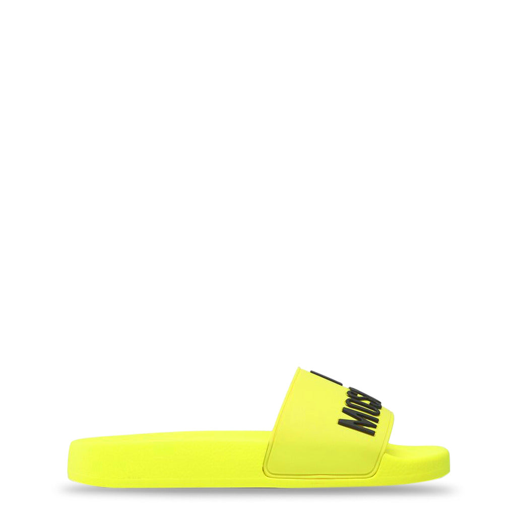 LOVE MOSCHINO yellow polyurethane Sandals