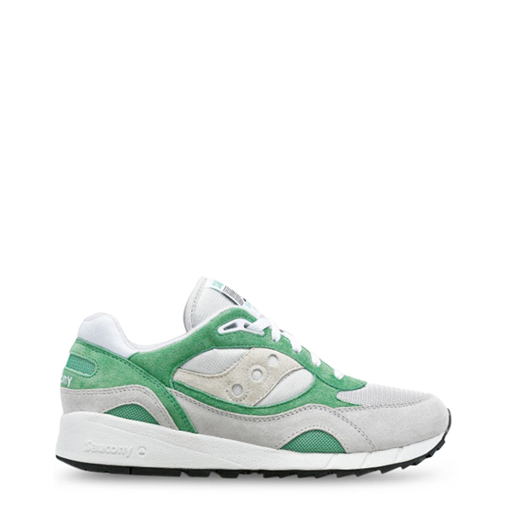 SAUCONY SHADOW 6000 grey/green/white fabric Sneakers