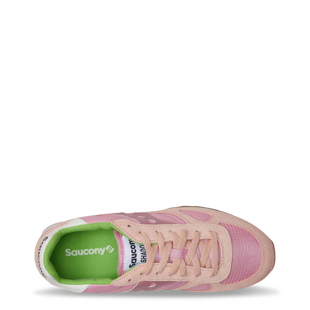 SAUCONY SHADOW pink/green fabric Sneakers