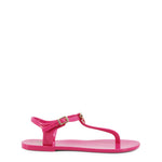 Load image into Gallery viewer, LOVE MOSCHINO fuchsia rubber Sandals
