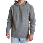 Load image into Gallery viewer, 100% Cashmere grey cashmere Sweater
