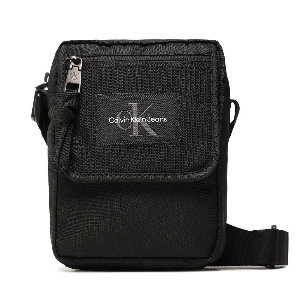 CALVIN KLEIN black polyester Messenger Bag