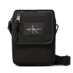 Load image into Gallery viewer, CALVIN KLEIN black polyester Messenger Bag
