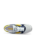Load image into Gallery viewer, SAUCONY SHADOW 6000 grey/blue/yellow fabric Sneakers
