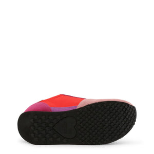 LOVE MOSCHINO red/pink faux leather Sneakers