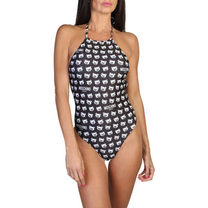 MOSCHINO black/white nylon Swimsuit