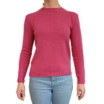 Load image into Gallery viewer, 100% Cashmere pink cashmere Sweater
