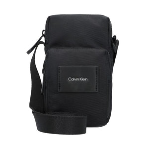 CALVIN KLEIN black polyester Messenger Bag