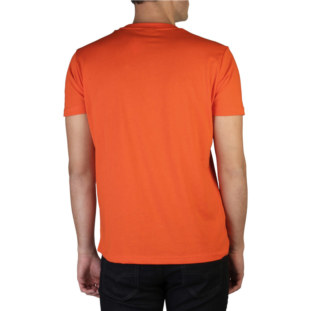 DIESEL  T-DIEGOS-A5 orange/black cotton T-Shirt