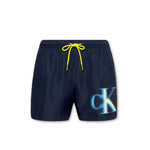 Load image into Gallery viewer, CALVIN KLEIN navy blue polyester Swimwear

