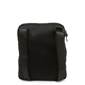 LUMBERJACK black polyester Messenger Bag