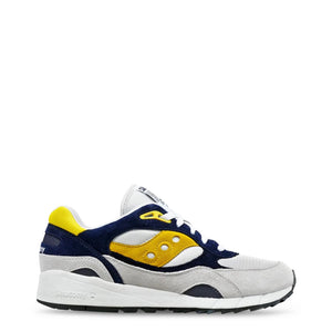 SAUCONY SHADOW 6000 grey/blue/yellow fabric Sneakers