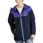 Load image into Gallery viewer, GEOGRAPHICAL NORWAY navy blue polyamide Outerwear Jacket
