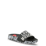 Load image into Gallery viewer, LOVE MOSCHINO black polyurethane Sandals
