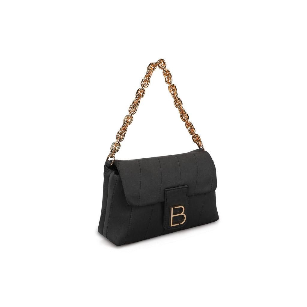 LUCKY BEES black faux leather Shoulder Bag