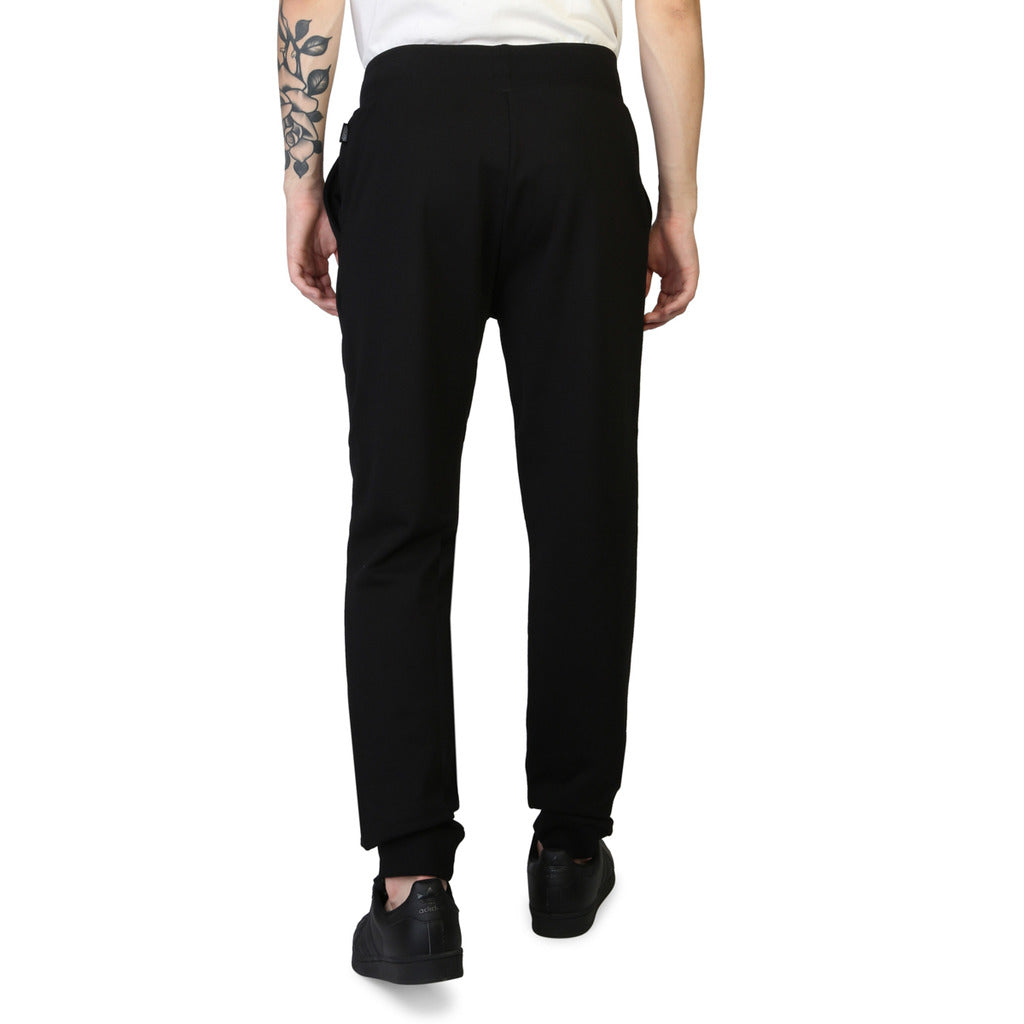 MOSCHINO black cotton Joggers