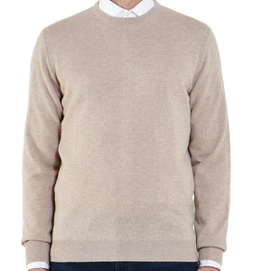 100% Cashmere light brown cashmere Sweater