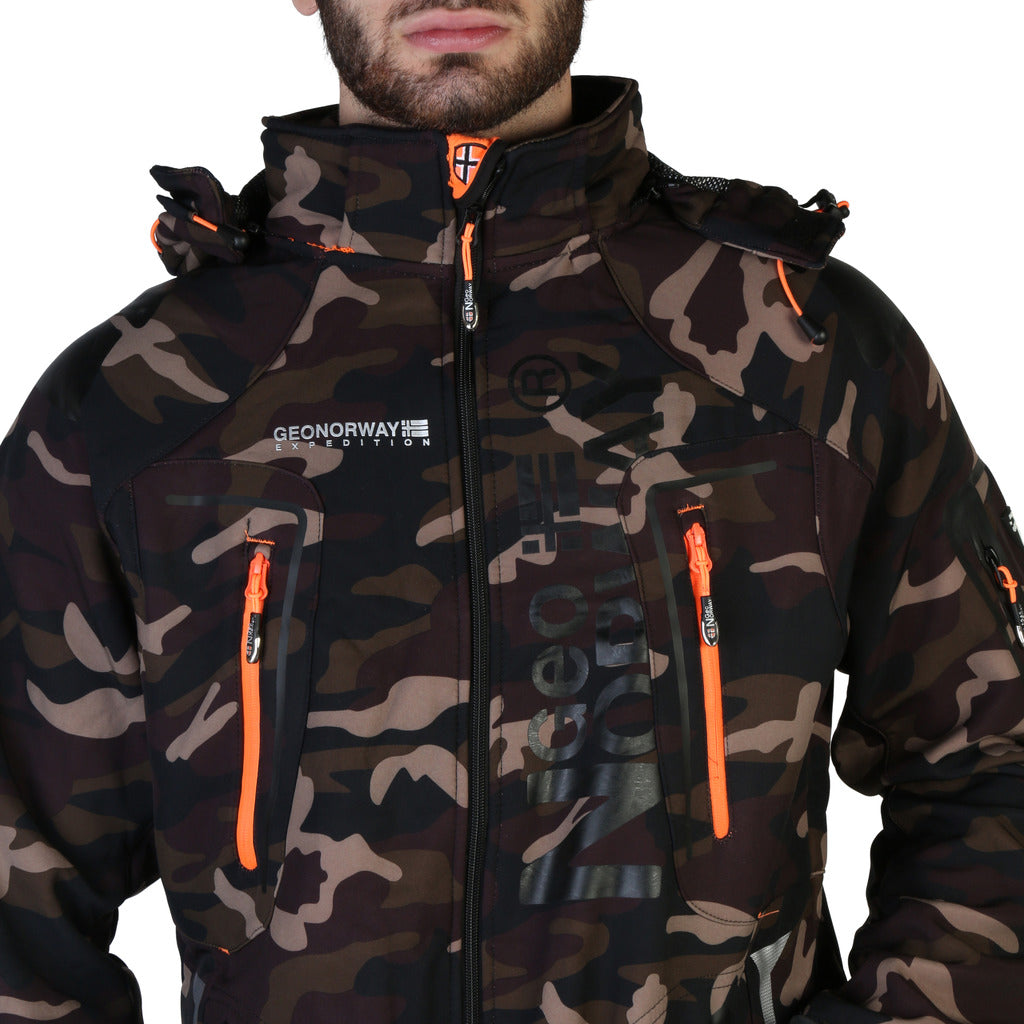 GEOGRAPHICAL NORWAY camouflage polyester Outerwear Jacket