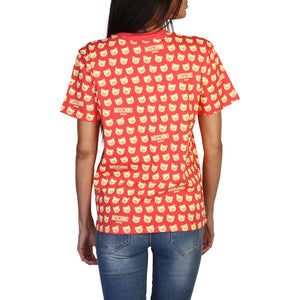 MOSCHINO red/yellow cotton T-Shirt