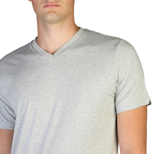 DIESEL T-CHERUBIK-NEW grey cotton T-Shirt