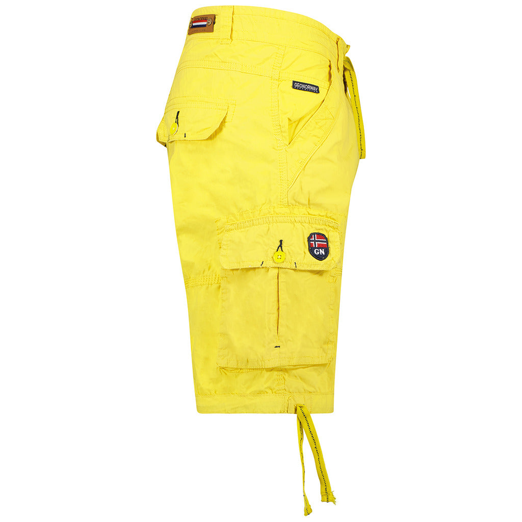 GEOGRAPHICAL NORWAY yellow cotton Shorts
