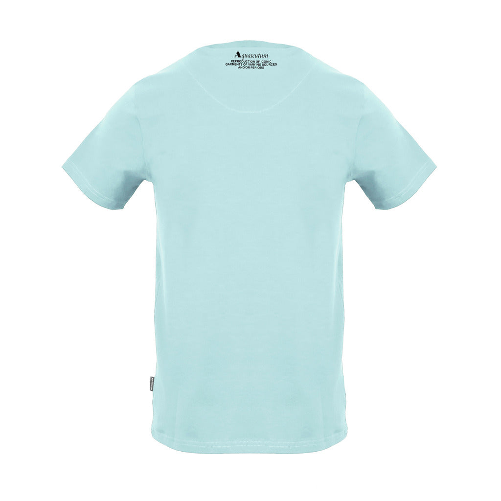 Aquascutum light blue cotton T-shirt