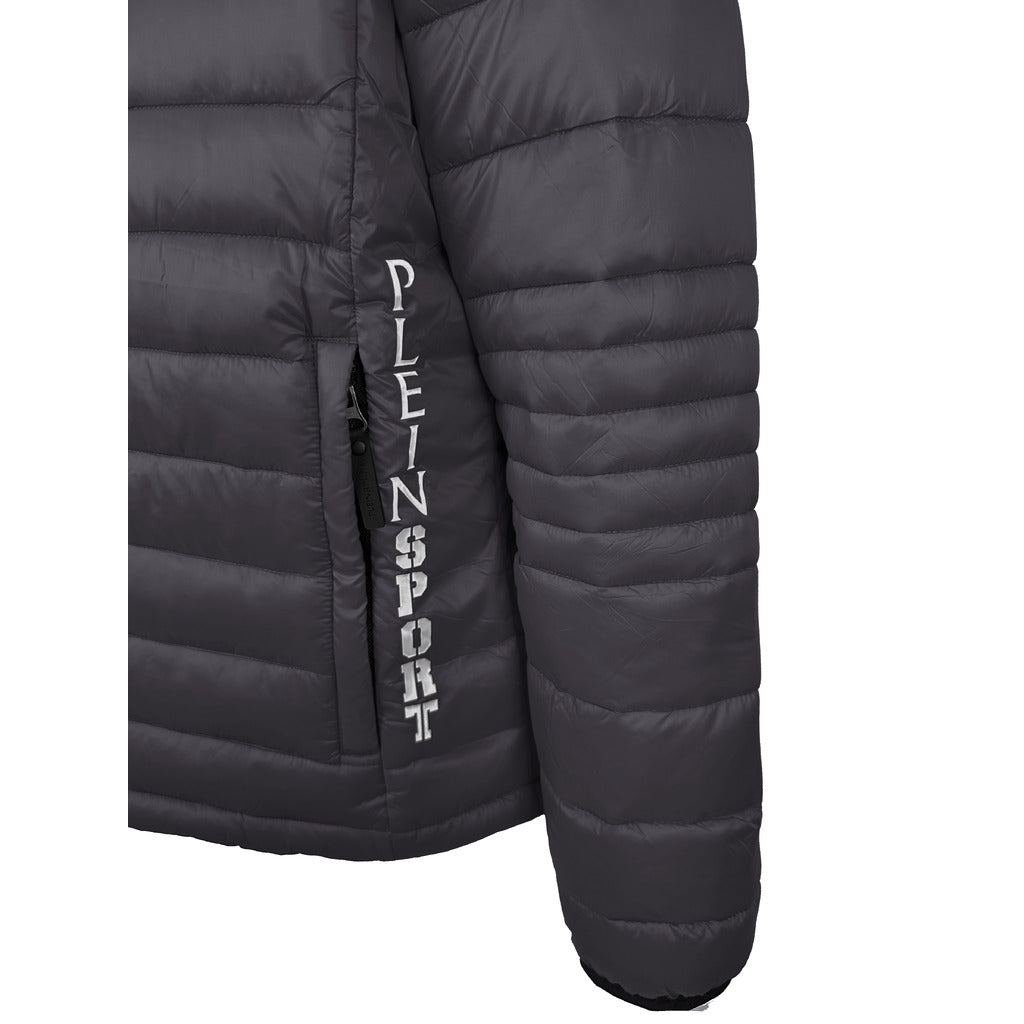 Plein Sport grey polyester Down Jacket