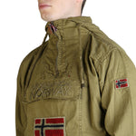 Load image into Gallery viewer, GEOGRAPHICAL NORWAY green cotton Outerwear Jacket
