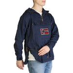 Load image into Gallery viewer, GEOGRAPHICAL NORWAY navy blue cotton Outerwear Jacket
