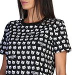 Load image into Gallery viewer, MOSCHINO black/white cotton T-Shirt
