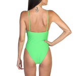 Load image into Gallery viewer, MOSCHINO green/red nylon Swimsuit

