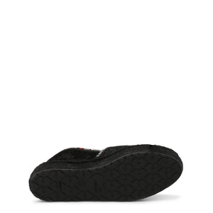 LOVE MOSCHINO black fabric Espadrilles