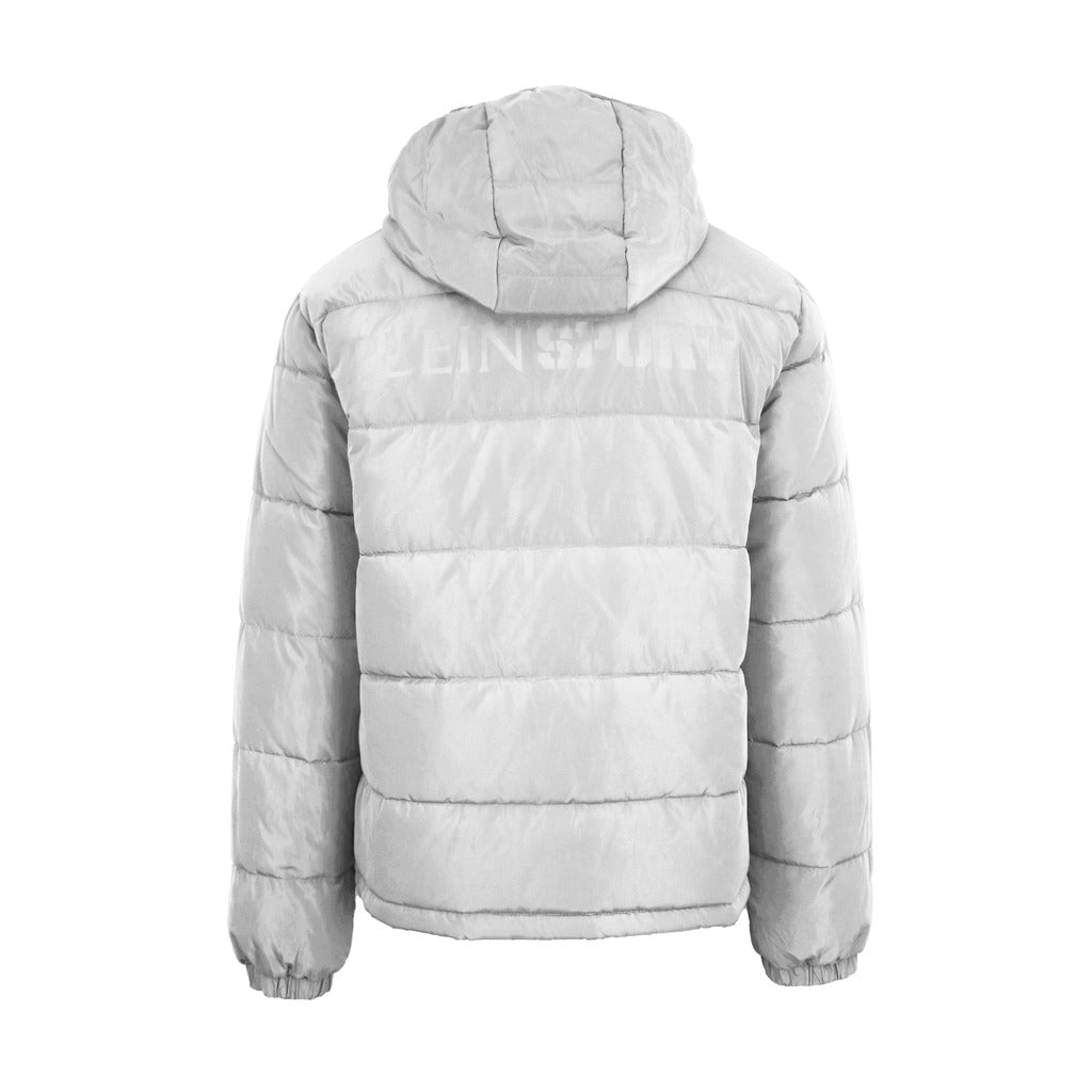 Plein Sport white/grey polyester Down Jacket