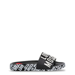 Load image into Gallery viewer, LOVE MOSCHINO black polyurethane Sandals
