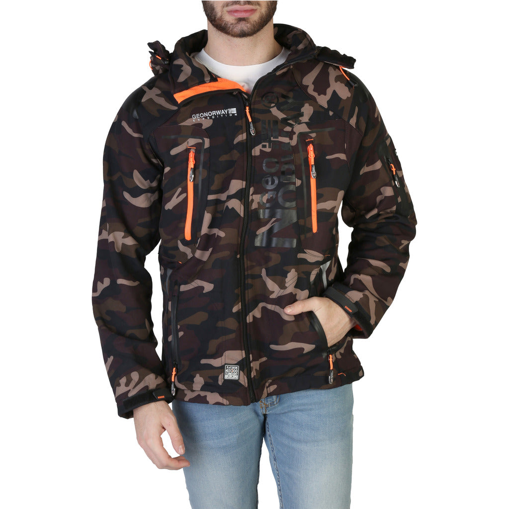 GEOGRAPHICAL NORWAY camouflage polyester Outerwear Jacket