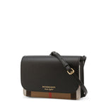Load image into Gallery viewer, BURBERRY black/brown leather Shoulder Bag
