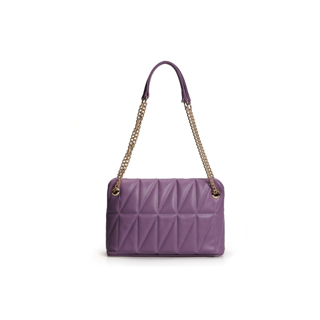 LUCKY BEES violet faux leather Shoulder Bag