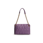 Load image into Gallery viewer, LUCKY BEES violet faux leather Shoulder Bag
