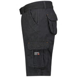 Load image into Gallery viewer, GEOGRAPHICAL NORWAY black cotton Shorts
