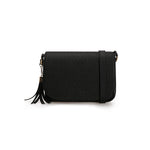 Load image into Gallery viewer, LUCKY BEES black faux leather Shoulder Bag
