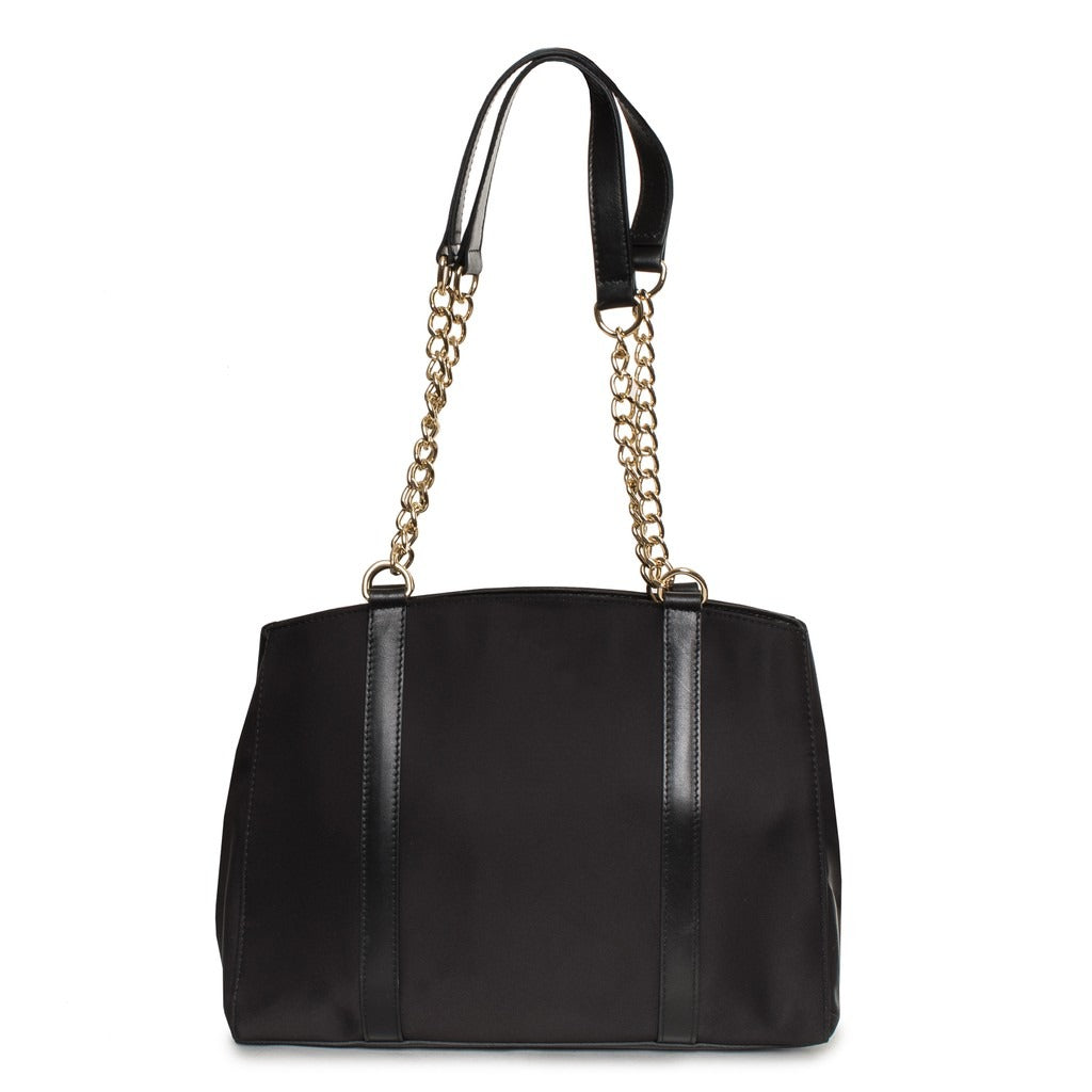 Cavalli Class black synthetic leather Shoulder Bag