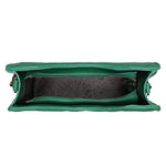 Load image into Gallery viewer, LUCKY BEES green faux leather Shoulder Bag
