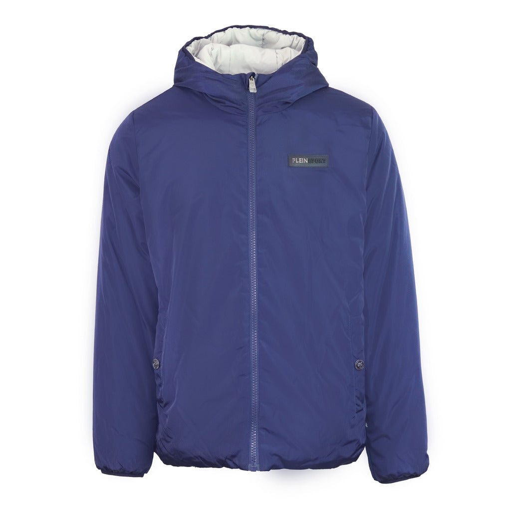 Plein Sport blue/white polyester Down Jacket