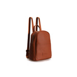 Load image into Gallery viewer, LUCKY BEES brown faux leather Backpack
