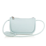 Load image into Gallery viewer, LUCKY BEES light blue faux leather Shoulder Bag
